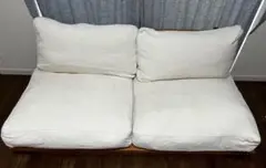 【15万円相当】モモナチュラル　クラウドソファ　2人掛け
