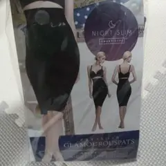NIGHT SLIM ショートタイプ スパッツ ブラック