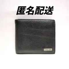 Calvin Klein ブラック 二つ折り財布