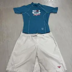 ROXY セット　ラッシュガード　ハーフパンツ