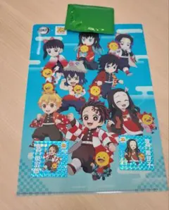 【即日匿名発送します。】コジマ×鬼滅の刃 缶バッジ 限定シール クリアファイル