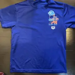 アリーナ　青色 Tシャツ JPN HURRY UP!!