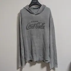 ドルチェ＆ガッバーナ×コカコーラ パーカー 限定コラボ ダメージ加工 グレー46