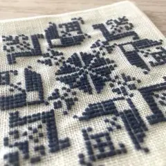 東欧クロスステッチコースター
