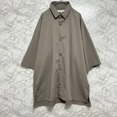 美品◆アンカースミス◆アヤドレープトロミルーズシャツ/オーバーサイズ ストレッチ