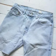 80s 90s Levi's 505 カットオフ・アイスブルー W33 カナダ製