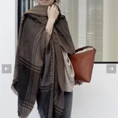 【ALONPI CASHMERE/アロンピ カシミア】CHECK STOLE