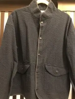 SEERSUCKER STAND COLLAR JKT tenderloin