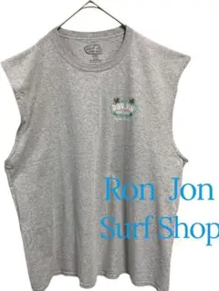 古着　RON JON SURF SHOP ロンジョン タンクトップ L 白　短丈 古着 RON JON SURF SHOP ロンジョン タンクトップ L 白 短丈