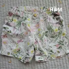 H&M　ホワイト　ショートパンツ　110