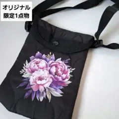 オリジナルデサイン花柄ミニショルダ一バック