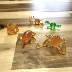 【平成レトロ】デジモン　初期　クリアフィギュア
