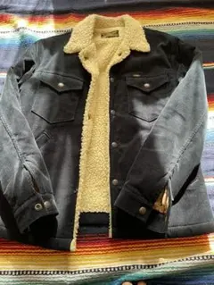 cootie コーデュロイボアキャトルマンジャケット COOTIE PRODUCTIONS - Corduroy Cattleman Jacket (BLACK×BEIGE
