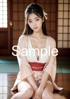 A4サイズアートポスター 1点もの 美女ポスター最高品質 C-D-７２