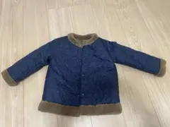 ユニクロ　UNIQLO ネイビー キルティングジャケット 100cm~