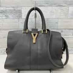 サンローラン Yライン カバス グレー SAINT LAURENT 2WAY