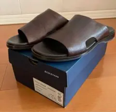 COLE HAAN ブラウン レザー サンダル