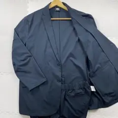 極美品　カンタベリー　セットアップ　ジャケット　トラベルスーツ　ネイビー　4L