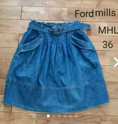 マーガレットハウエル MHL 希少 フォードミルズ デニム リー Lee