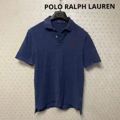 ❇️良品❇️ポロラルフローレン❇️メンズ❇️半袖ポロシャツ❇️ネイビー霜降り❇️サイズM