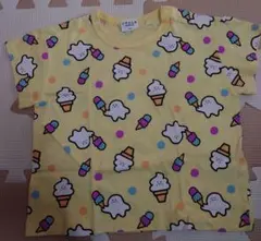 しまむら×シナぷしゅ イエロー Tシャツ 95センチ