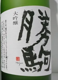 大吟醸 勝駒 日本酒 富山 別出 純米 而今 田酒 本丸 獺祭 新政 雁木