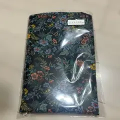 花柄 綿生地 110×220cm 黒