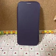 iPhone14紫色のフリップケース