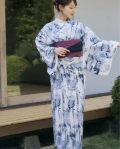 美品 正規品herlipto 浴衣 rose タグ付き　クリーニング済 Her lip to YUKATA COLLECTION 2023
