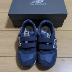 new balance 313 ネイビー キッズスニーカー