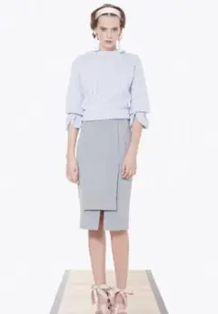 PAMEO POSE パメオポーズ Tulip Sleeve Knit Top