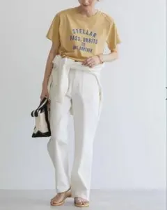⭐︎お値下げ⭐︎ホワイトデニム　ベイカーパンツ　AMERICAN HOLIC