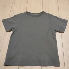 GU　ジーユー　Ｔシャツ　120　カーキ　綿100%