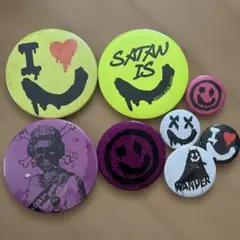 WWL!缶バッジセット　ワールドワイドラブ