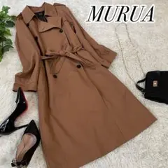 MURUAムルーア ワイドラペルロングトレンチコート 秋冬