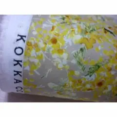 3m ミモザ綿ローン/ベージュ地　ローン生地　生地