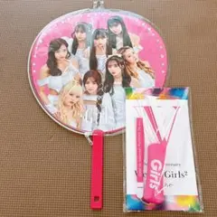 girls2 5周年　うちわ　ペンライト