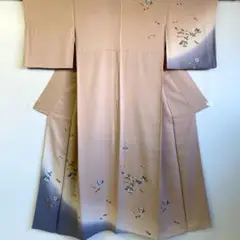 【和】7963s 着物 付下げ 花植物文様