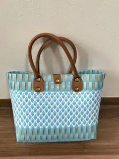 台湾で購入　かごバッグ