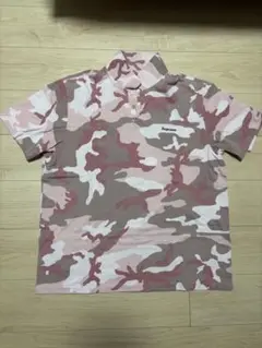 Supreme Washed Camo Polo Pink Camo L