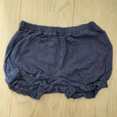 ネイビー フリル付きパンツ
