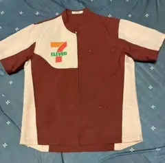 【仮装用】7-Eleven 半袖シャツ 赤/ピンク