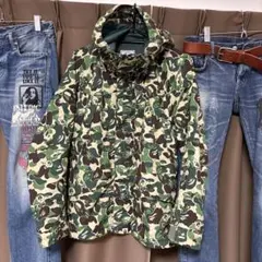 しちA BATHING APE x STUSSY スノボジャケット Stussy × BAPE camo Snowboard jacket a bathing ape skull