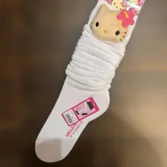 日焼けキティ　ルーズソックス　マスコット　ホワイト　新品
