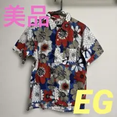 美品　エンジニアードガーメンツ　花柄半袖シャツ　初期モノ