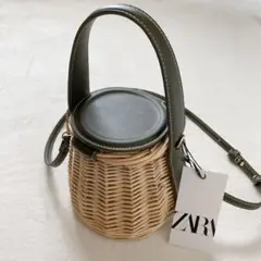 新品未使用！極美品！ZARA ラタンバスケットバッグ 新品未使用！極美品！ZARA ラタンバスケットバッグ - メルカリ