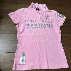 PEARLY GATES ピンクポロシャツ サイズ0