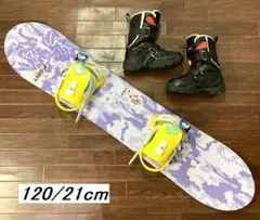 ★ジュニア★120/21cmブーツ★スノボー美品フルセット