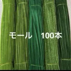 緑系　モール　手芸