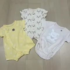 【バラ売り可】ベビー半袖ロンパース 50-60cm